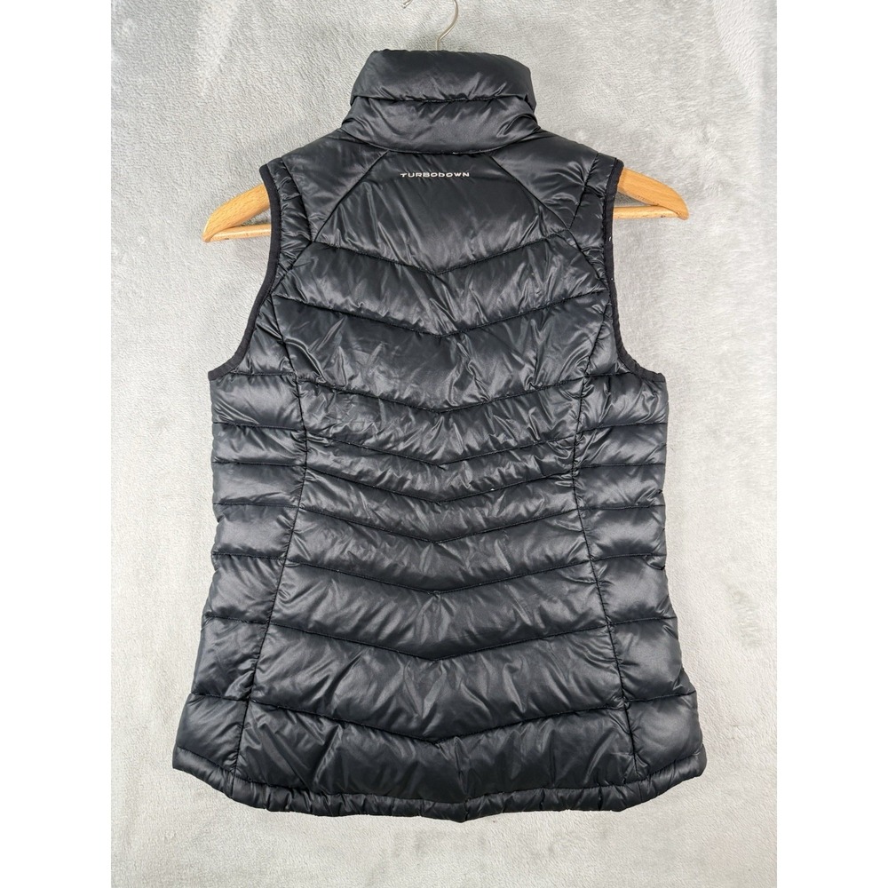 Columbia‎ Vest Womens XS Black 650TD Puffer Omni Heat Turbodown Full Zip - Picture 15 of 16